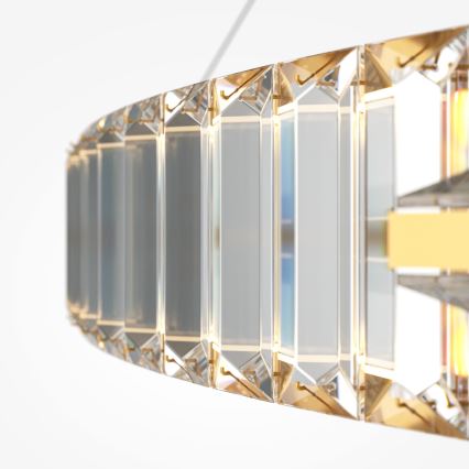 Maytoni P097PL-L90G4K - Κρεμαστό φωτιστικό LED σε καλώδιο KRONE LED/90W/230V CRI 90 διάμ. 102 cm χρυσό