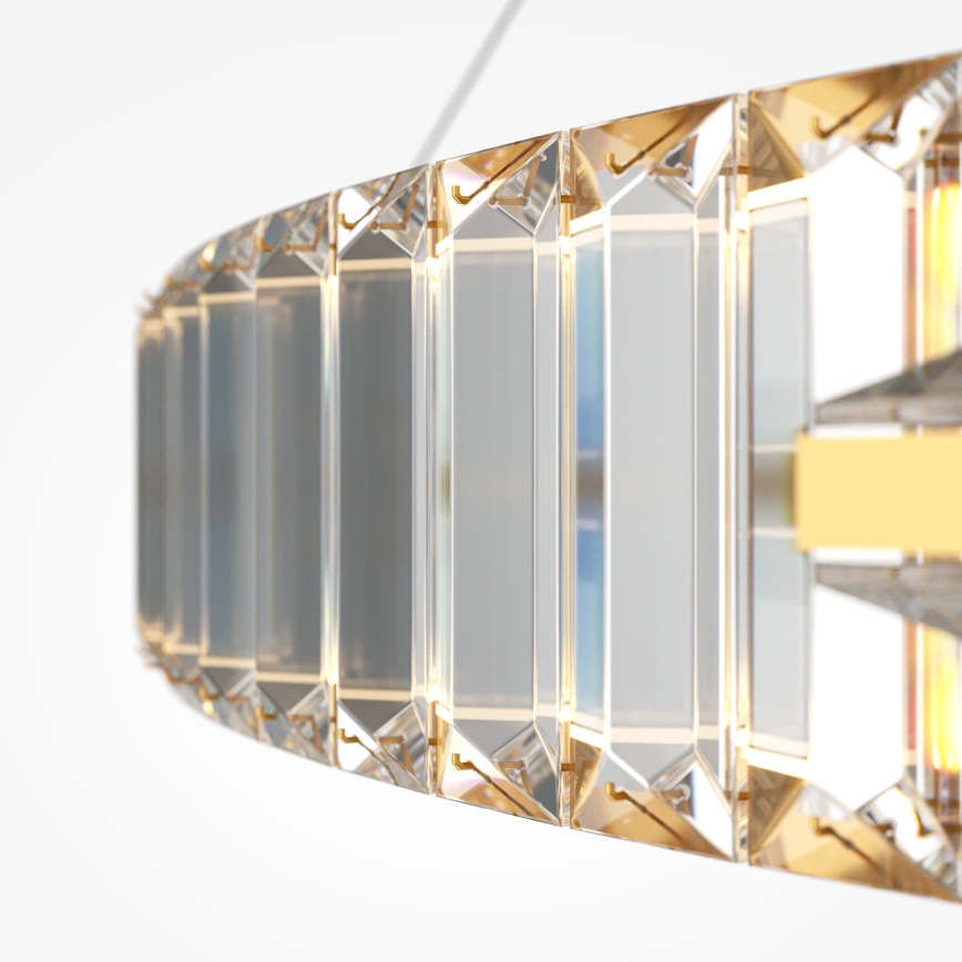 Maytoni P097PL-L90G4K - Κρεμαστό φωτιστικό LED σε καλώδιο KRONE LED/90W/230V CRI 90 διάμ. 102 cm χρυσό