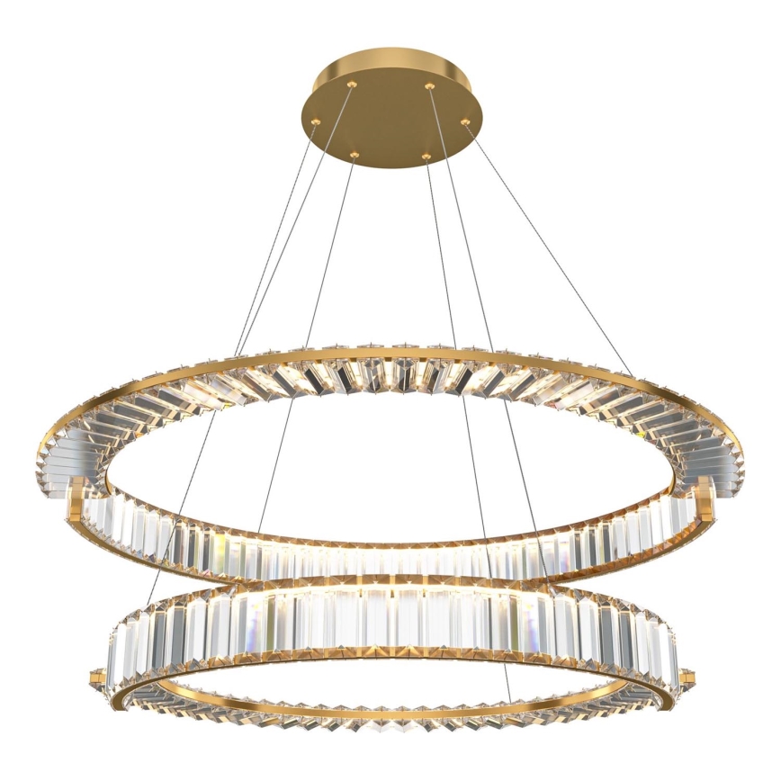 Maytoni P097PL-L90G4K -  Κρεμαστό φωτιστικό οροφής LED KRONE LED/90W/230V CRI 90 διάμετρος 80,5 cm χρυσό
