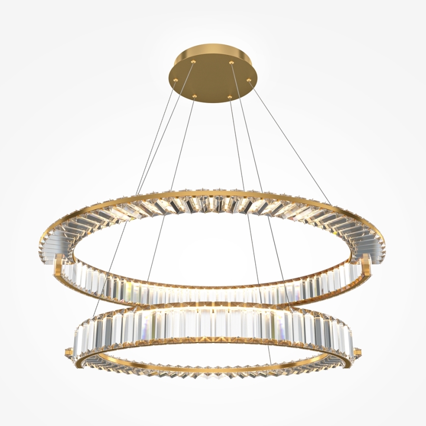 Maytoni P097PL-L90G4K -  Κρεμαστό φωτιστικό οροφής LED KRONE LED/90W/230V CRI 90 διάμετρος 80,5 cm χρυσό