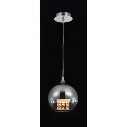 Maytoni P140-PL-110-1-N - Κρεμαστό φωτιστικό οροφής FERMI 1xE27/60W/230V γυαλιστερό χρώμιο