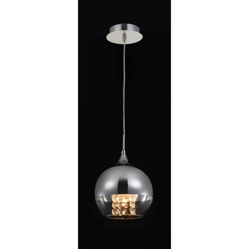 Maytoni P140-PL-110-1-N - Κρεμαστό φωτιστικό οροφής FERMI 1xE27/60W/230V γυαλιστερό χρώμιο