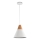 Maytoni P359-PL-01-W - Κρεμαστό φωτιστικό οροφής BICONES 1xE27/60W/230V διάμετρος 22 cm λευκό/μπεζ