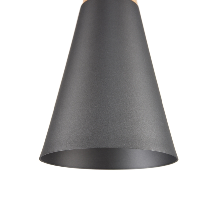 Maytoni P359-PL-140-C - Κρεμαστό φωτιστικό οροφής BICONES 1xE27/60W/230V διάμετρος 14 cm γκρι/μπεζ