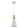 Maytoni P359-PL-140-W - Κρεμαστό φωτιστικό οροφής BICONES 1xE27/60W/230V διάμετρος 14 cm λευκό/μπεζ