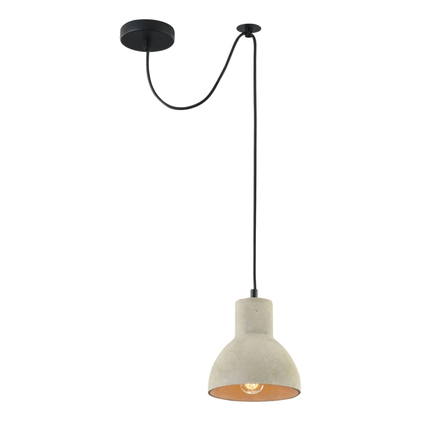Maytoni T434-PL-01-GR - Κρεμαστό φωτιστικό οροφής BRONI 1xE27/60W/230V διάμετρος 16 cm γκρι