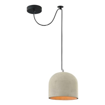 Maytoni T451-PL-01-GR - Κρεμαστό φωτιστικό οροφής BRONI 1xE27/60W/230V διάμετρος 20 cm γκρι