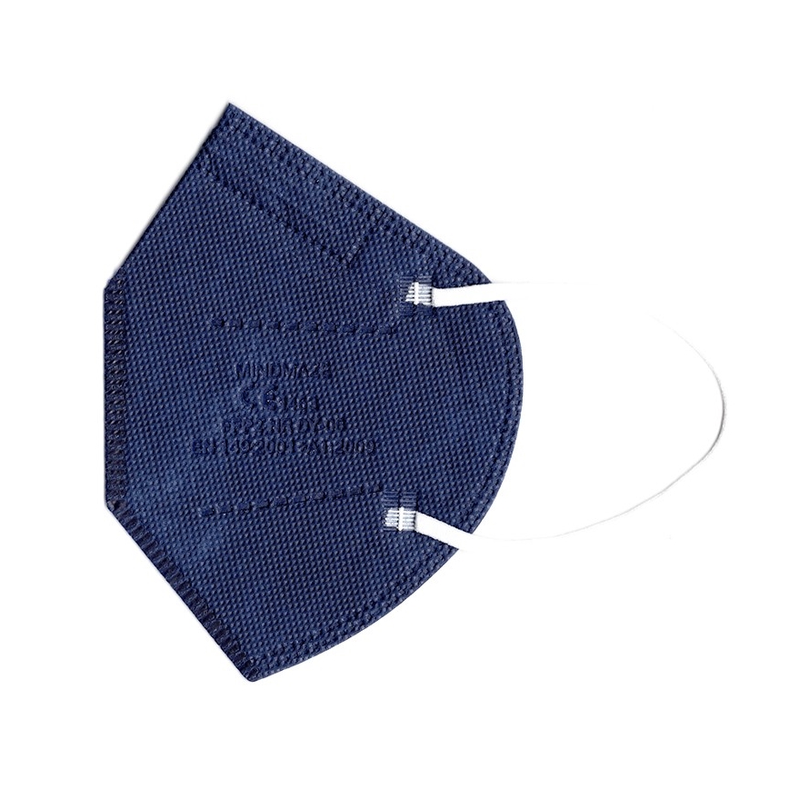 Media Sanex Μάσκα προστασίας παιδικού μεγέθους FFP2 NR Σκούρο μπλε 50 τμχ