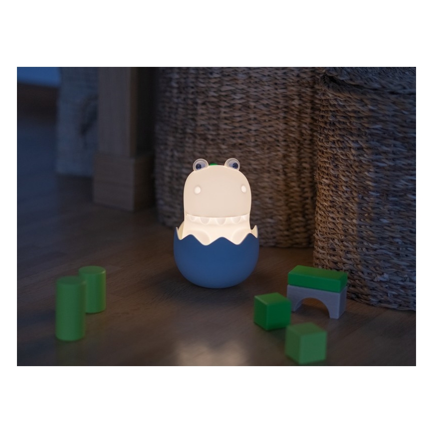 MegaLight - LED RGB Dimming επαναφορτιζόμενο παιδικό αφής φωτιστικό DIGGY DINO LED/5V