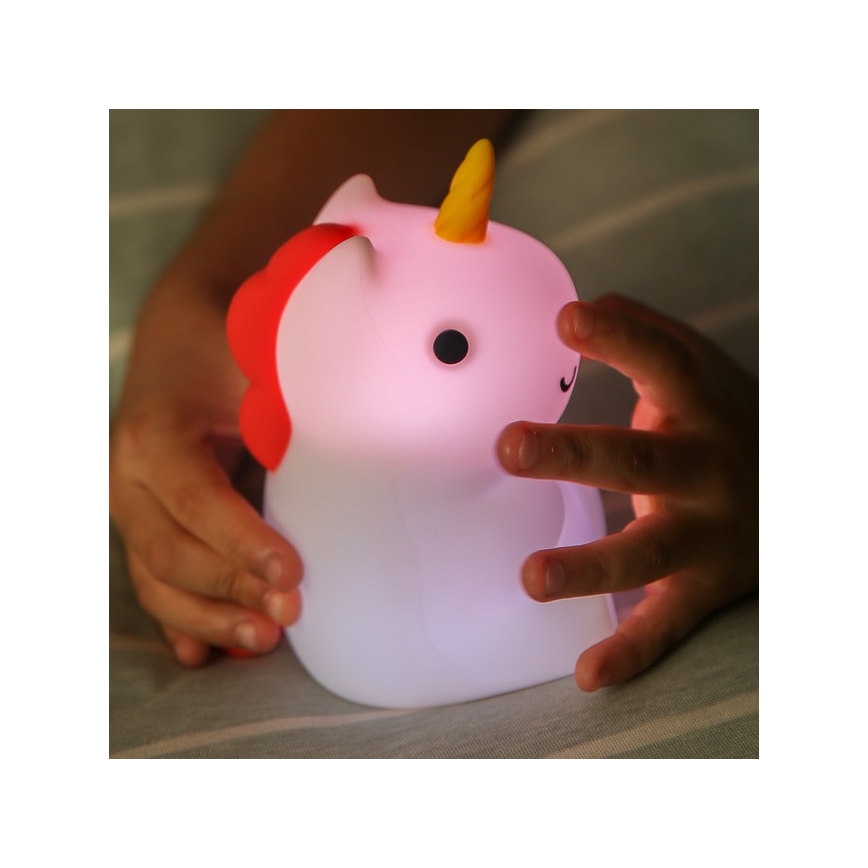 MegaLight - LED RGB Dimming επαναφορτιζόμενο παιδικό αφής φωτιστικό MAGGY MAGIC LED/5V