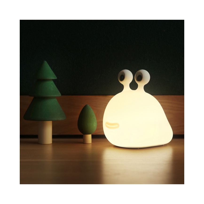 MegaLight - LED RGB Dimming επαναφορτιζόμενο παιδικό αφής φωτιστικό MOMO MOON LED/5V