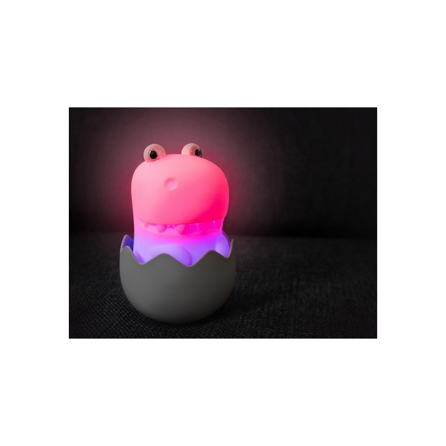 MegaLight - LED RGB Dimming επαναφορτιζόμενο παιδικό αφής φωτιστικό DIGGY DINO LED/5V