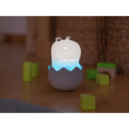 MegaLight - LED RGB Dimming επαναφορτιζόμενο παιδικό αφής φωτιστικό DIGGY DINO LED/5V