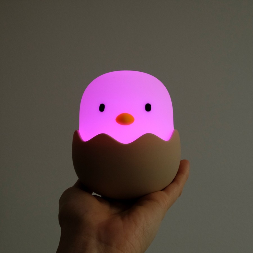 MegaLight - LED RGB Dimming επαναφορτιζόμενο παιδικό αφής φωτιστικό EGGY EGG LED/5V