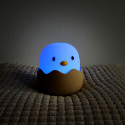 MegaLight - LED RGB Dimming επαναφορτιζόμενο παιδικό αφής φωτιστικό EGGY EGG LED/5V