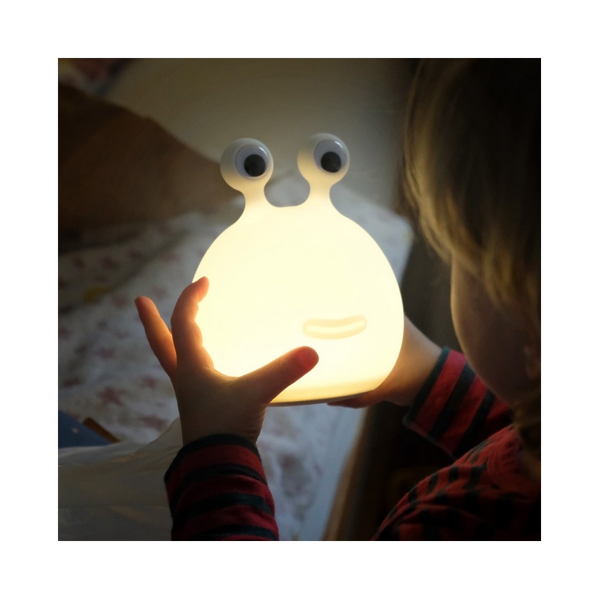 MegaLight - LED RGB Dimming επαναφορτιζόμενο παιδικό αφής φωτιστικό MOMO MOON LED/5V