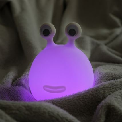 MegaLight - LED RGB Dimming επαναφορτιζόμενο παιδικό αφής φωτιστικό MOMO MOON LED/5V