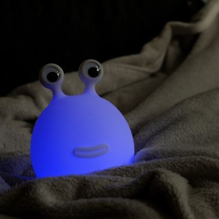 MegaLight - LED RGB Dimming επαναφορτιζόμενο παιδικό αφής φωτιστικό MOMO MOON LED/5V