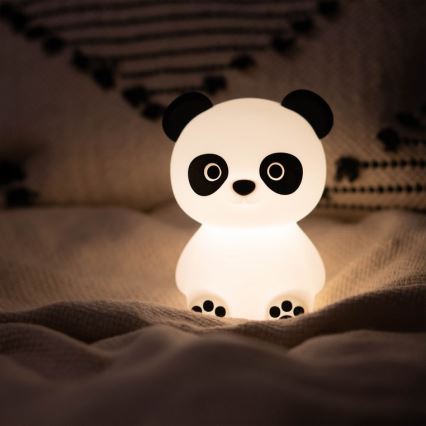 MegaLight - LED RGB Dimming επαναφορτιζόμενο παιδικό αφής φωτιστικό PADDY PANDA LED/5V