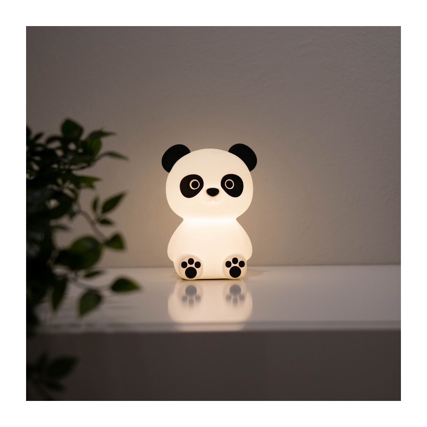 MegaLight - LED RGB Dimming επαναφορτιζόμενο παιδικό αφής φωτιστικό PADDY PANDA LED/5V