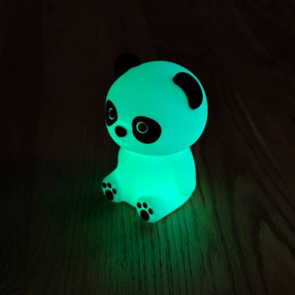 MegaLight - LED RGB Dimming επαναφορτιζόμενο παιδικό αφής φωτιστικό PADDY PANDA LED/5V