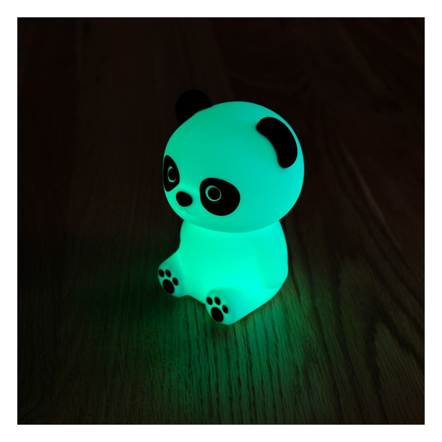 MegaLight - LED RGB Dimming επαναφορτιζόμενο παιδικό αφής φωτιστικό PADDY PANDA LED/5V