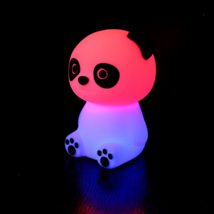 MegaLight - LED RGB Dimming επαναφορτιζόμενο παιδικό αφής φωτιστικό PADDY PANDA LED/5V