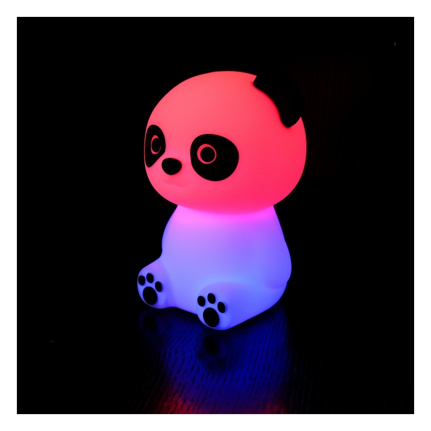 MegaLight - LED RGB Dimming επαναφορτιζόμενο παιδικό αφής φωτιστικό PADDY PANDA LED/5V