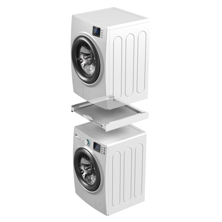 Meliconi 656114 - Ενδιάμεση βάση για πλυντήριο και στεγνωτήριο 70 cm λευκή