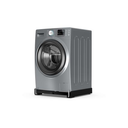 Meliconi 656168 - Αντιδονητική βάση για πλυντήριο με αναδιπλούμενους τροχούς, 47 cm, μαύρη