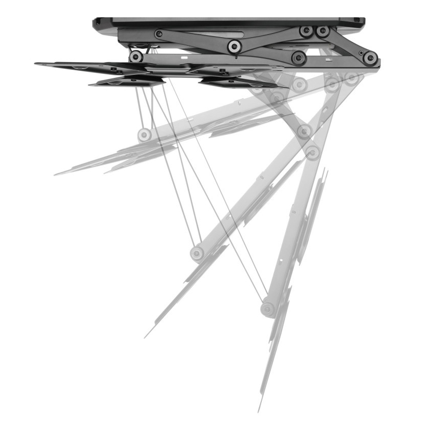 MK FLORIA MKF-20DM444 - Έξυπνη βάση τηλεόρασης οροφής 55 μαύρο Wi-Fi TUYA + τηλεχειριστήριο