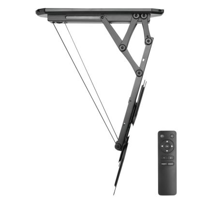 MK FLORIA MKF-20DM444 - Έξυπνη βάση τηλεόρασης οροφής 55 μαύρο Wi-Fi TUYA + τηλεχειριστήριο