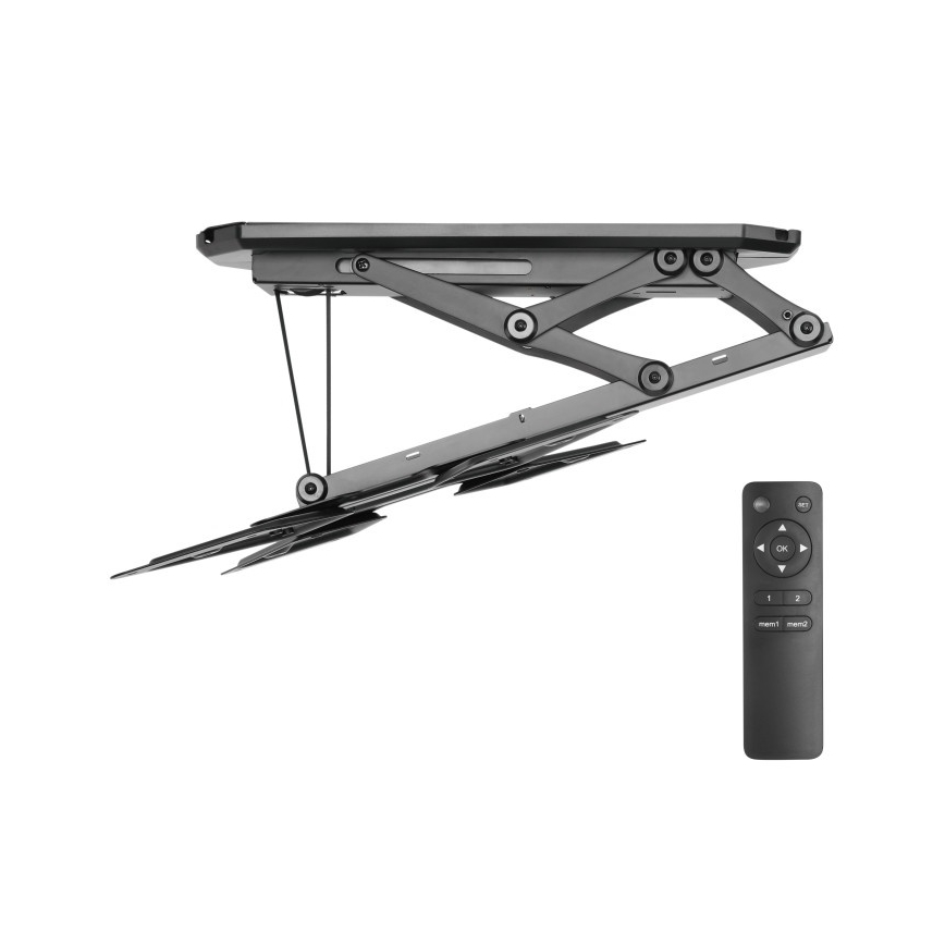 MK FLORIA MKF-20DM444 - Έξυπνη βάση τηλεόρασης οροφής 55" μαύρο Wi-Fi TUYA + τηλεχειριστήριο