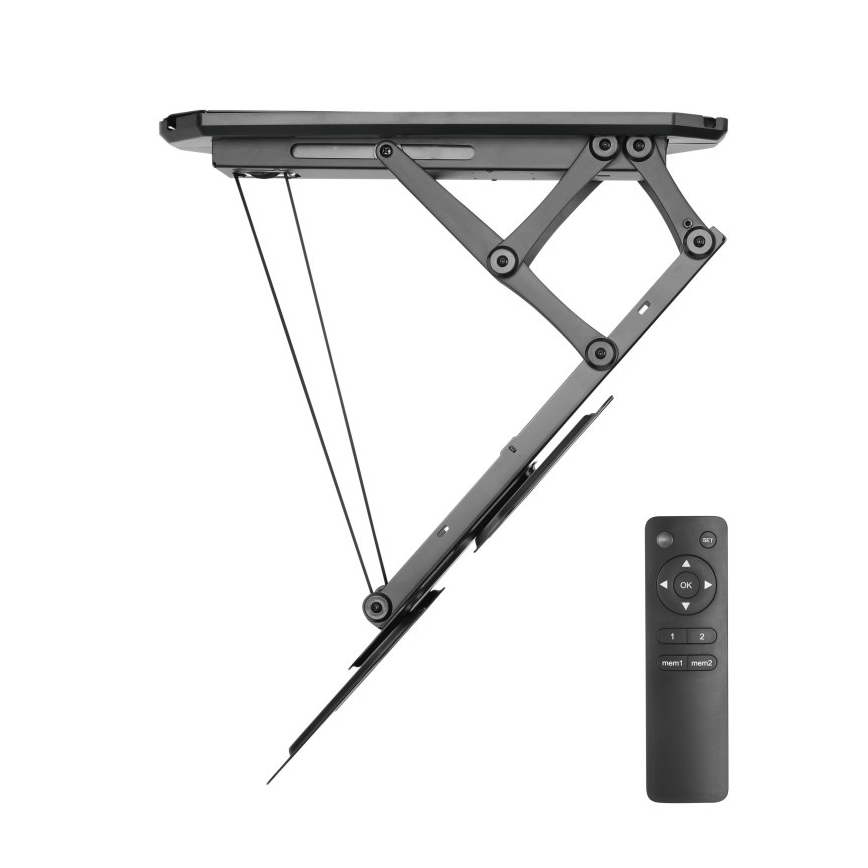 MK FLORIA MKF-20DM444 - Έξυπνη βάση τηλεόρασης οροφής 55" μαύρο Wi-Fi TUYA + τηλεχειριστήριο