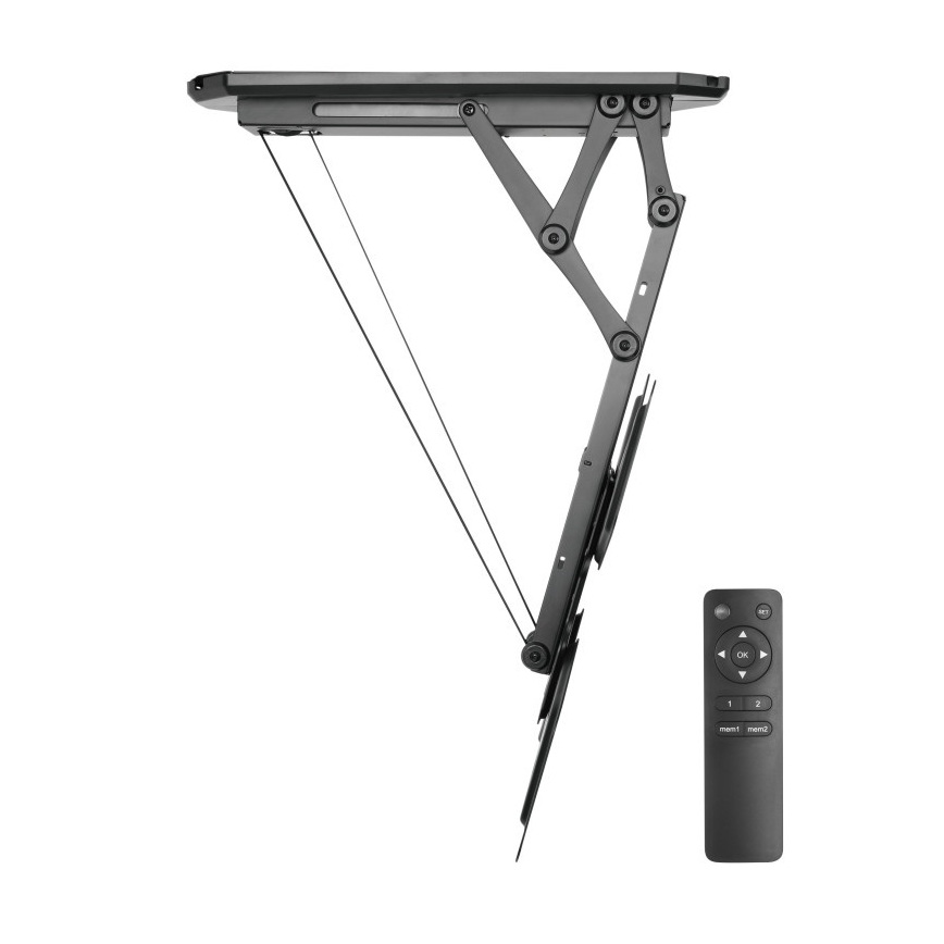 MK FLORIA MKF-20DM444 - Έξυπνη βάση τηλεόρασης οροφής 55" μαύρο Wi-Fi TUYA + τηλεχειριστήριο
