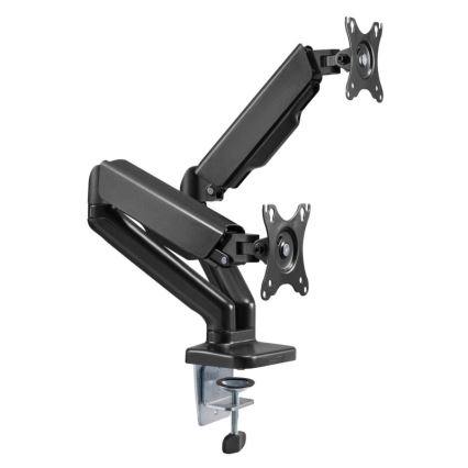 MK FLORIA MKF-21DP113S2 - Ρυθμιζόμενη βάση στήριξης για δύο οθόνες 32 μαύρη