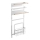 MK FLORIA MKF-21MG02W - Μαγνητική ραφιέρα οργάνωσης 67,5x31 cm λευκό