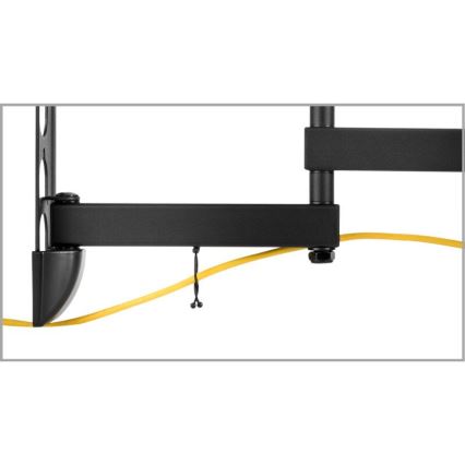 MK FLORIA MKF-23DP444 - Βάση τοίχου για τηλεόραση με σύνδεσμο 65" μαύρο