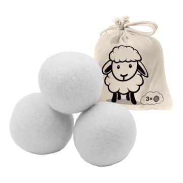 MK FLORIA MKF-23DRY03 - Μάλλινες μπάλες στεγνωτηρίου 3pcs