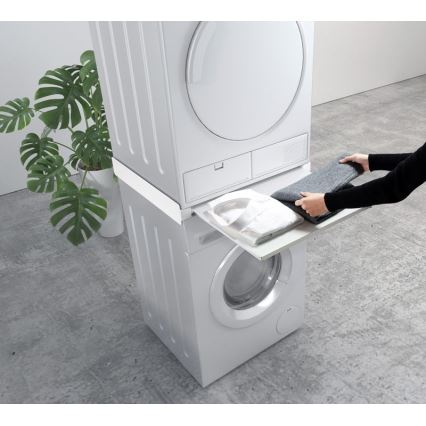 MK FLORIA MKF-23MZ601 - Συνδετικό πλυντηρίου/στεγνωτηρίου με συρτάρι 60 cm λευκό