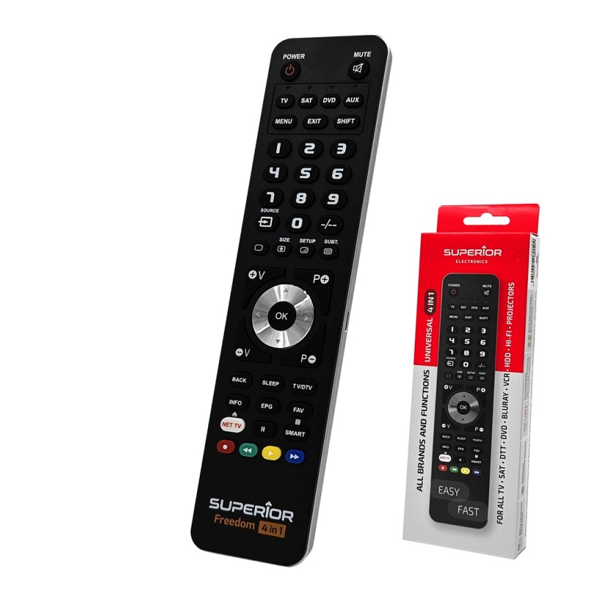 MK FLORIA Superior FREEDOM 4σε1 USB - τηλεχειριστήριο 4σε1 USB 2xAAA