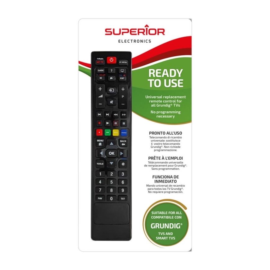 MK FLORIA Superior RC TV Grundig -Ανταλλακτικό τηλεχειριστήριο για τηλεοράσεις της μάρκας Grundig