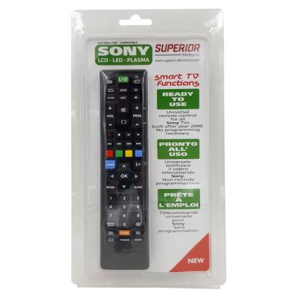 MK FLORIA Superior RC UNI TV SONY - Ανταλλακτικό τηλεχειριστήριο για τηλεοράσεις SONY 2xAAA