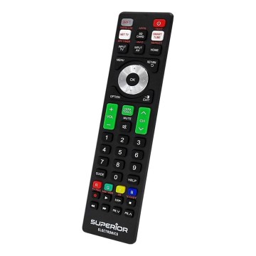 MK FLORIA Superior RC UNI TV Panasonic - Ανταλλακτικό τηλεχειριστήριο για τηλεόραση μάρκας PANASONIC 2xAAA