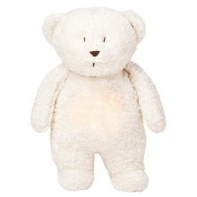 Moonie 8606MOO - Λούτρινο αρκουδάκι με φως κρεμ