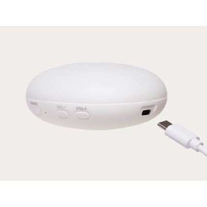 Moonie - Λούτρινο παιχνίδι για τον ύπνο με απαλή μελωδία και απαλό φωτισμό, φώκια Organic Polar