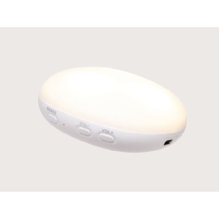 Moonie - Λούτρινο παιχνίδι για τον ύπνο με απαλή μελωδία και απαλό φωτισμό, φώκια Organic Polar