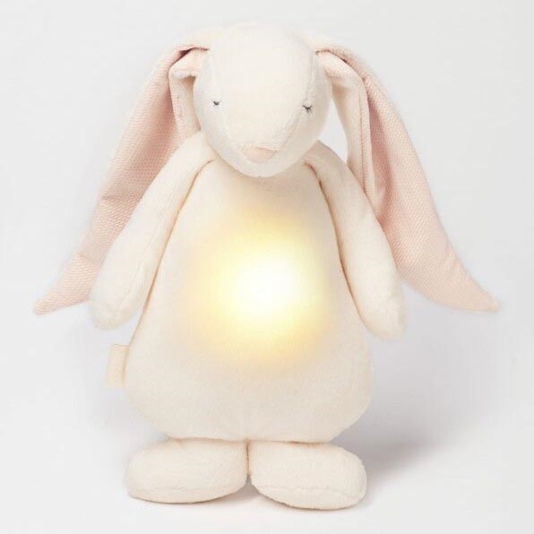 Moonie - Λούτρινο ζωάκι με μουσική και φωτάκι 2.0 λαγουδάκι powder