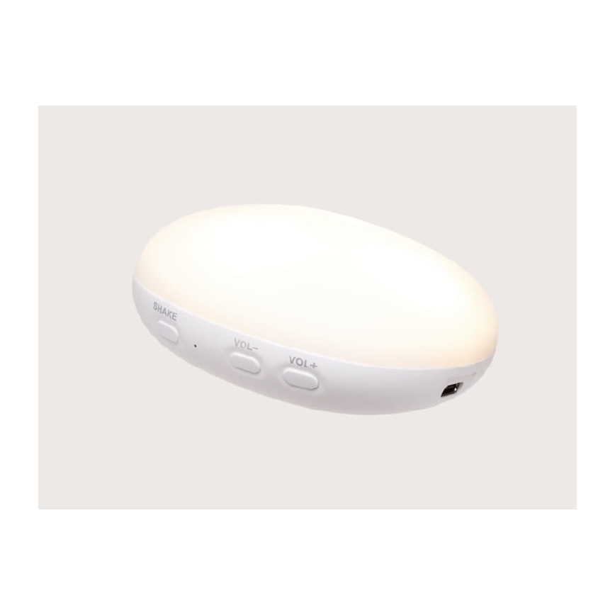 Moonie - Λούτρινο ζωάκι με μουσική και φωτάκι αρκουδάκι 2.0 organic cappuccino