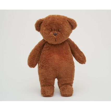 Moonie - Λούτρινο ζωάκι με μουσική και φωτάκι αρκουδάκι 2.0 organic caramel